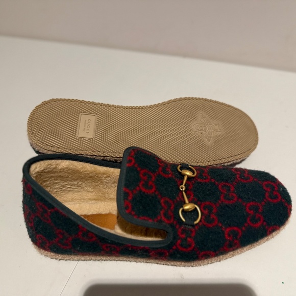 Gucci Shoes | Gucci Shearling/Wool Fria Slippers - Picture 4 of 4